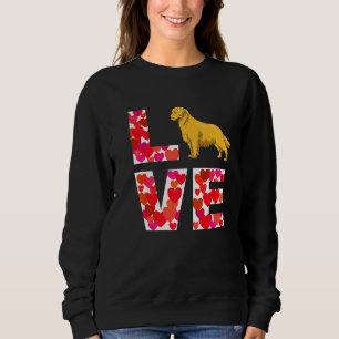 Sweatshirt Aimer Golden Retriever Chien Pour Le Maître Et Fem