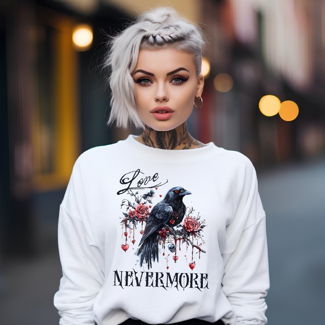 Sweatshirt Aimer Nevermore (Créateur téléchargé)