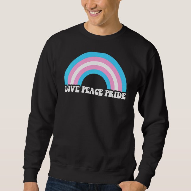 Sweatshirt Aimer Peace Pride Trans Lgbt Lgbtq Pride Mois (Devant)