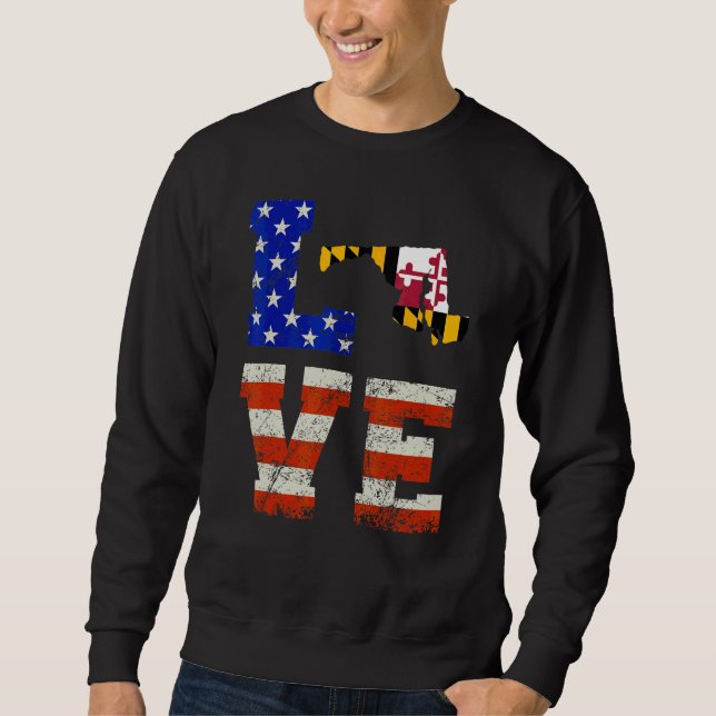 Sweatshirt Aimez Maryland (Devant)