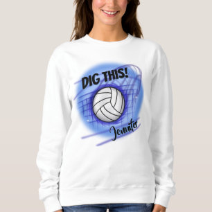 Sweatshirt Airbrush Volleyball    personnaliséeT-shirt