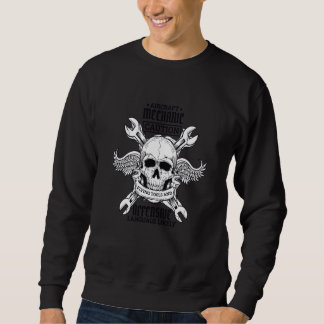 Sweatshirt Aircraft Mechanic Flying Tools And Offensive Langu