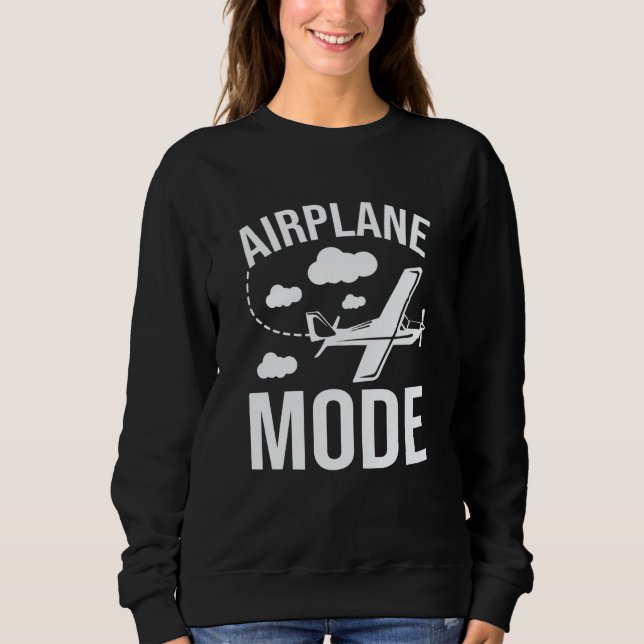 Sweatshirt Airplane Mode Pilot Airplane Plane Aviation  33 (Devant)