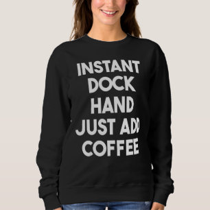 Sweatshirt Ajouter le café à la main