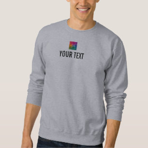 Sweatshirt Ajouter votre image Logo Nom du texte Ici Hommes G