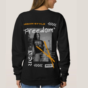 Sweatshirt Ajouter votre photo Cool urbain habillage urbain n
