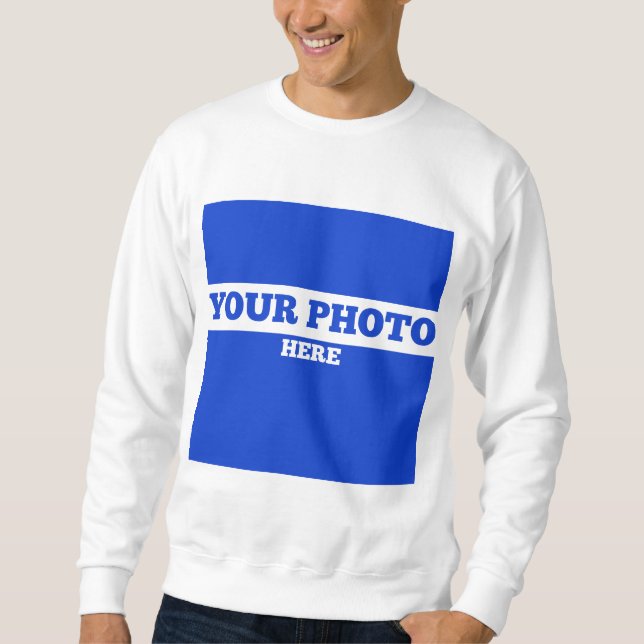 Sweatshirt Ajoutez votre image (Devant)
