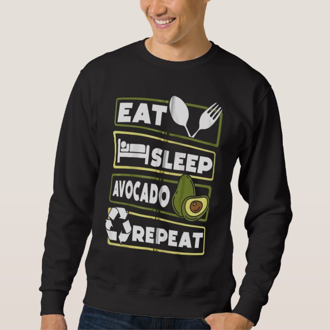 Sweatshirt Akiras Fudoavocado Tree Mexique Pear Plan (Devant)