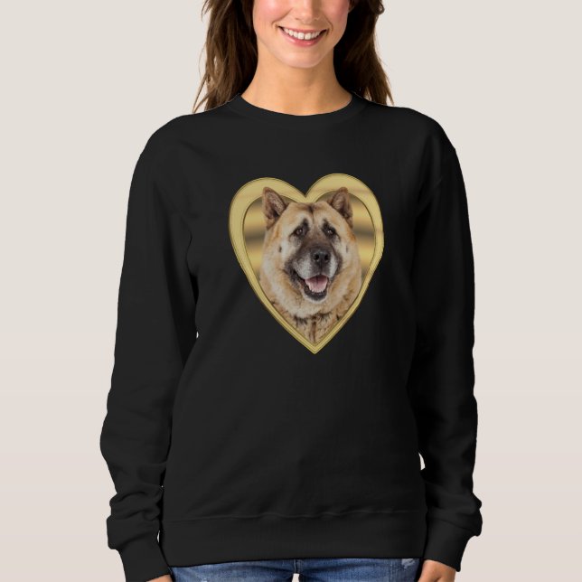 Sweatshirt Akita Akita Dog Heart  Akita  1 (Devant)
