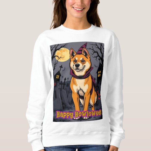 Sweatshirt Akita Happy Howloween (Devant)