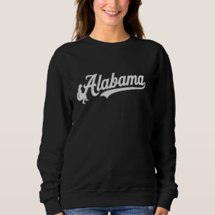 Sweatshirt Alabama Pays Femme de seins Etat du Sud Bama Girl