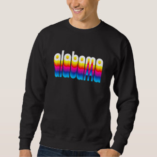 Sweatshirt Alabama Pride I Love Alabama Vintage Alabama