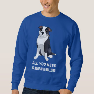 Sweatshirt Alapaha, Alapaha Bleu Sang Bulldog Alapaha Bulldog