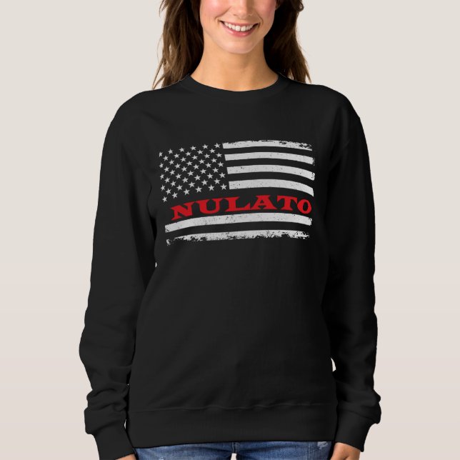 Sweatshirt Alaska American Flag Nulato USA Patriotic Souvenir (Devant)