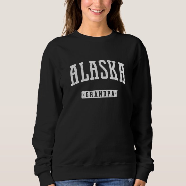 Sweatshirt Alaska Grandpa Vintage (Devant)