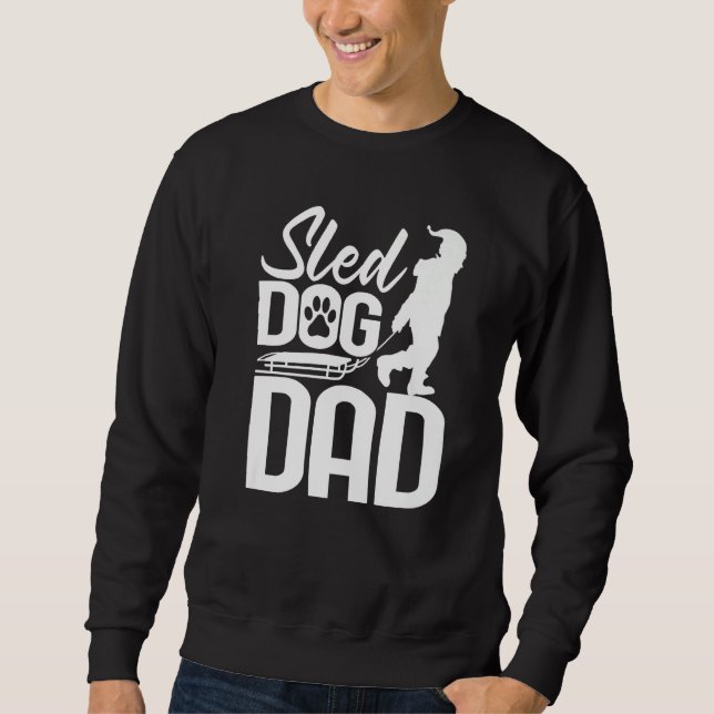 Sweatshirt Alaska husky sled dog racing and mushing  9 (Devant)