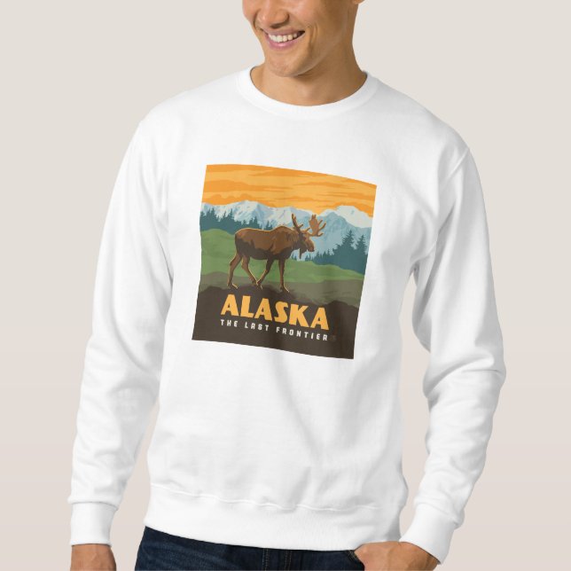 Sweatshirt Alaska | Oie frontière (Devant)