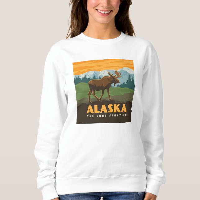 Sweatshirt Alaska | Oie frontière (Devant)