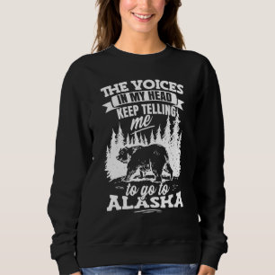 Sweatshirt Alaskan Wilderness Alaska Vacances