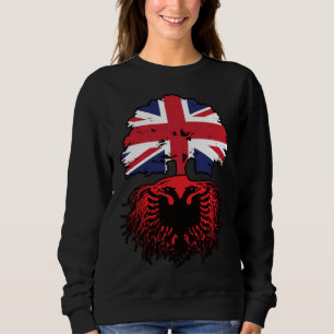 Sweatshirt Albanie Albanie Royaume-Uni Royaume-Uni Royaume-Un