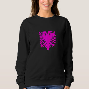 Sweatshirt Albanie Drapeau Albanaise Aigle Femmes Filles