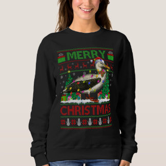 Sweatshirt Albatross Bird   Xmas Lights Ugly Albatross Christ
