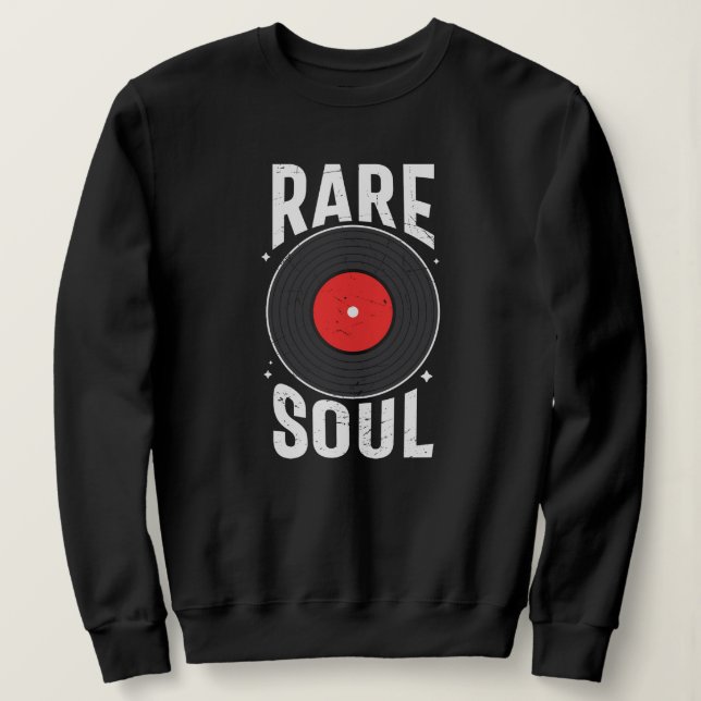 Sweatshirt album vinyle âme rare (Design devant)