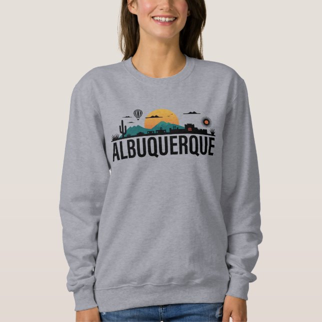Sweatshirt Albuquerque Nouveau-Mexique (Devant)