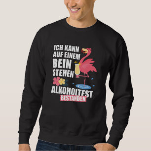 Sweatshirt Alcool Flamant rose Dit À Des Amis De Célébrer