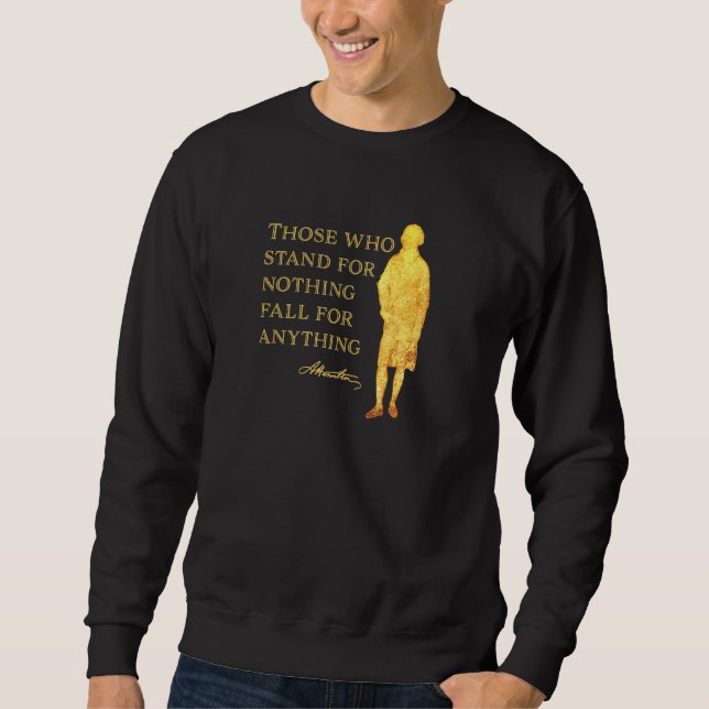 Sweatshirt Alexander Hamilton Histoire Usa 4 juillet Hommes F (Devant)