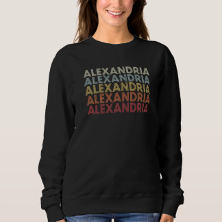 Sweatshirt Alexandria Virginia Alexandria VA Retro Vintage Te