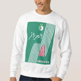 Sweatshirt Algérie les verts coupe du monde 2026