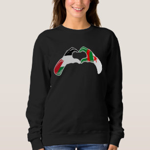 Sweatshirt Algérie Palestine Drapeau Palestinien Algérien Coe