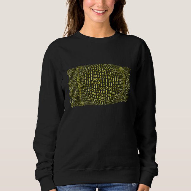 Sweatshirt Algorithme de système binaire Ruby Java   Programm (Devant)