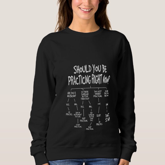 Sweatshirt Algorithme d'instrument de pratique musicale pour  (Devant)