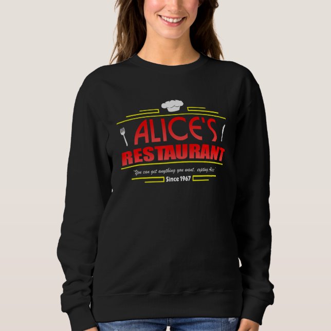 Sweatshirt Alice's Restaurant Massacree Funny Thanksgiving Ch (Devant)