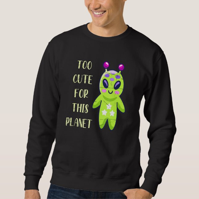 Sweatshirt Alien Chef Espace extra-atmosphérique Scifi Alien (Devant)