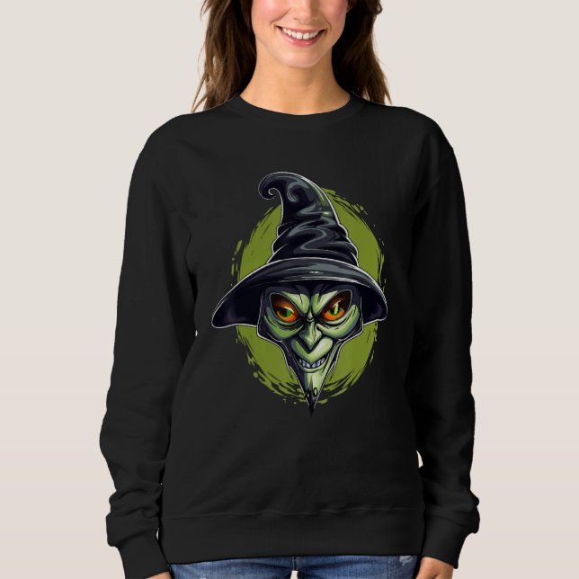 Sweatshirt Alien Halloween Trick Or Treat Extraterrestrial Al (Devant)