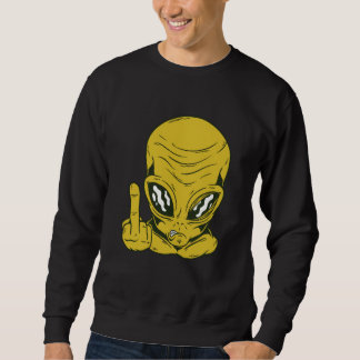Sweatshirt Alien space aliens  1
