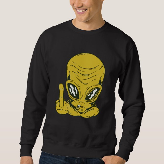 Sweatshirt Alien space aliens  1 (Devant)