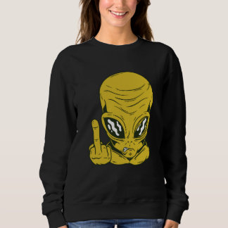 Sweatshirt Alien space aliens  1