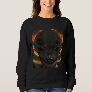 Sweatshirt Alien UFO UAP 51 area grey out of this world creat