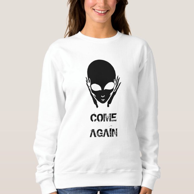 Sweatshirt Aliens, ajouter du texte (Devant)