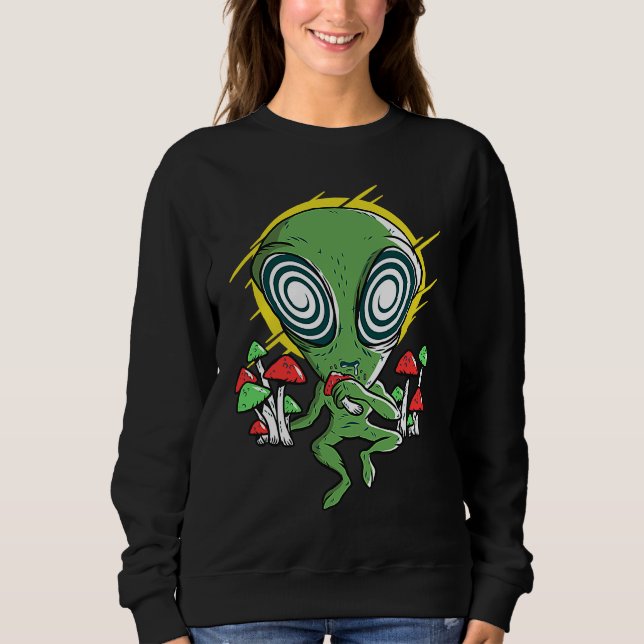 Sweatshirt aliens de l'espace extraterrestres ufologue champi (Devant)