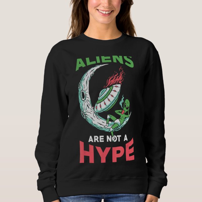Sweatshirt Aliens Spacelier Hype Alien Ufo Extraterrestrial (Devant)