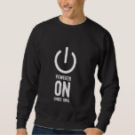 Sweatshirt Alimenté depuis 1943 Funny 81st Birthday Mens Jok<br><div class="desc">Alimenté depuis 1943 Funny 81st Birthday Mens Plaisanter Anniversaire</div>