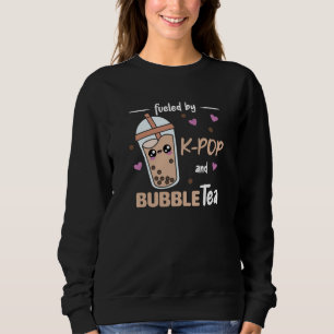 Sweatshirt Alimenté Par K Pop Et Bubble Tea Kawaii Boba Tea