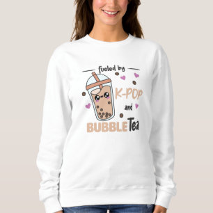 Sweatshirt Alimenté Par K Pop Et Bubble Tea Kawaii Boba Tea