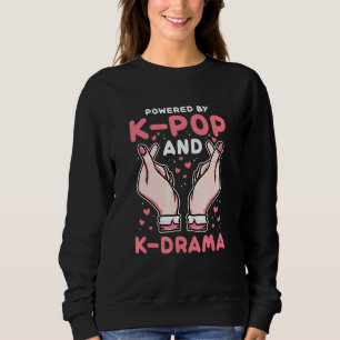 Sweatshirt Alimenté par K Pop et K Drama Drame coréen Pop Mus