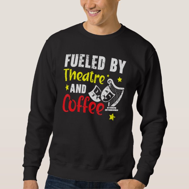 Sweatshirt Alimenté Par Un Interprète Théâtre Et Café Broadwa (Devant)
